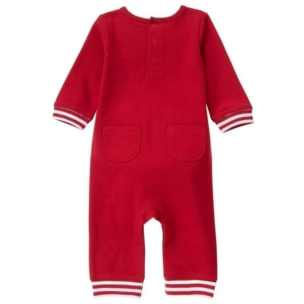 GYMBOREE‎ Santa Candy Cane One-Piece Romper